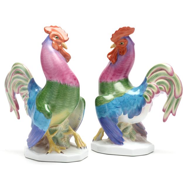 herend-pair-of-colorful-strutting-roosters