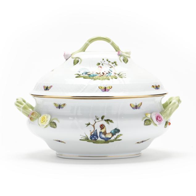herend-i-chanticleer-i-oval-lidded-tureen