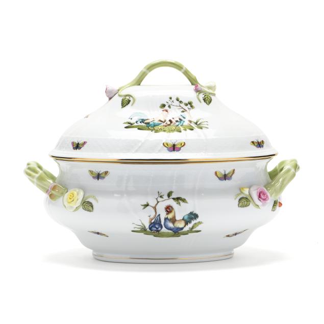 herend-i-chanticleer-i-oval-lidded-tureen