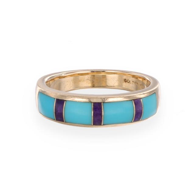 gold-turquoise-and-sugilite-ring-golden-sun-jewelry