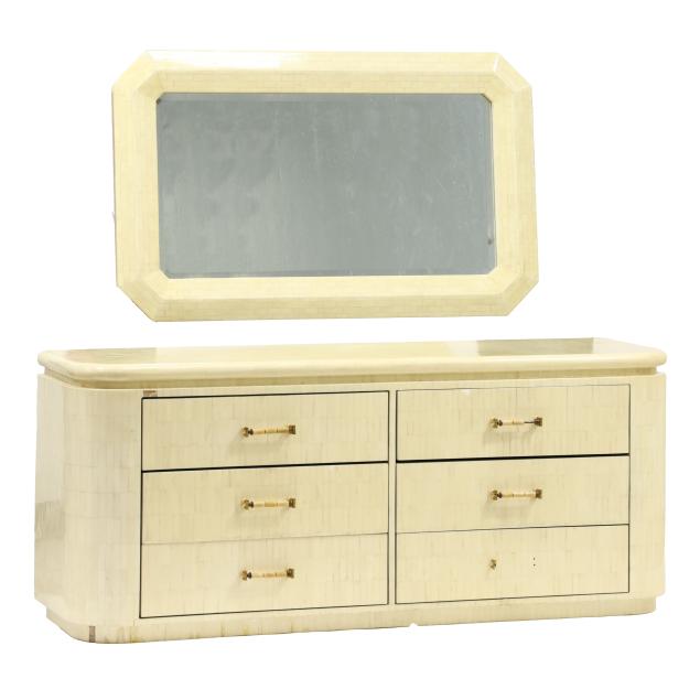 enrique-garcel-peru-b-1930-tessellated-bone-dresser-and-mirror
