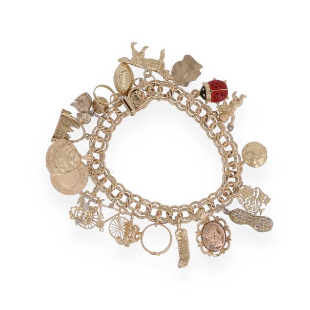 vintage-gold-charm-bracelet-with-charms