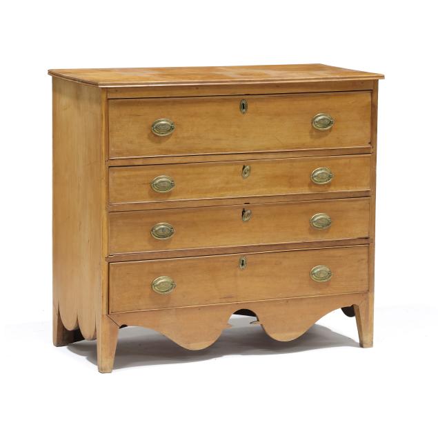antique-new-england-sheraton-cherry-chest-of-drawers