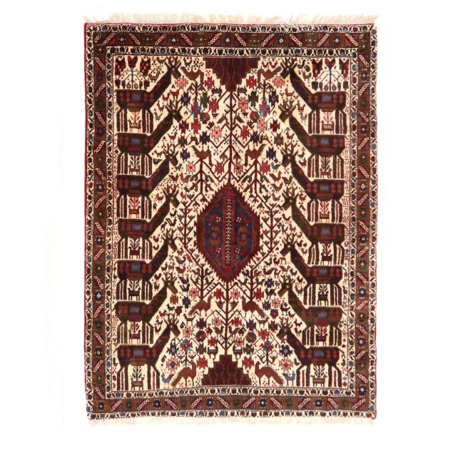 persian-sirjan-tree-of-life-carpet-with-deer-motifs