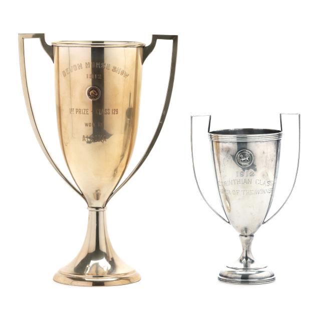 two-sterling-silver-horse-trophies-devon-bryn-mawr-horse-shows