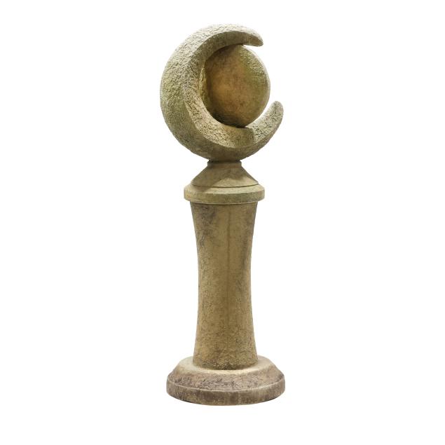 massarelli-s-tall-cast-stone-garden-statue-of-crescent-on-pedestal