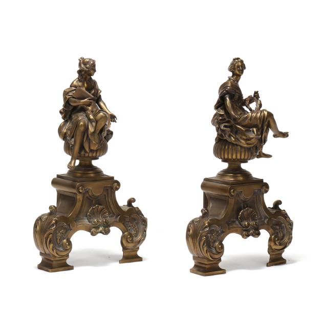 pair-of-neoclassical-style-brass-figural-chenets