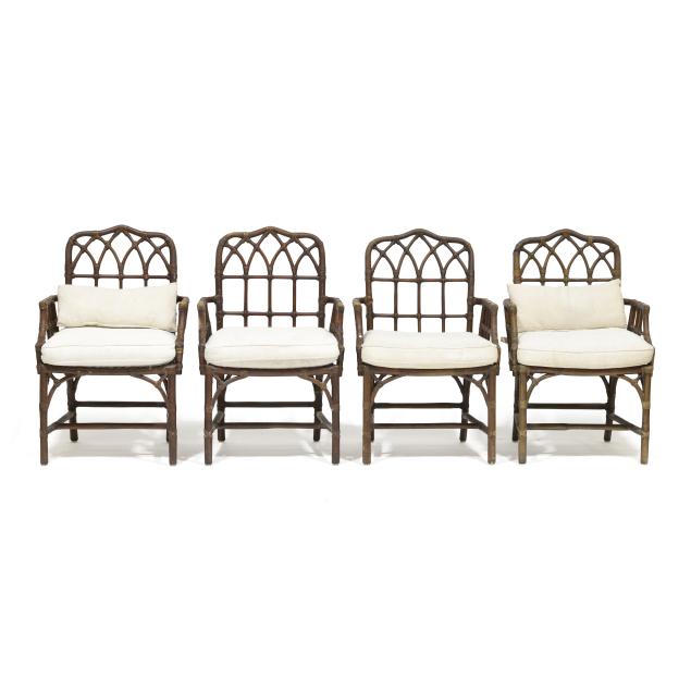 mcguire-four-cathedral-back-rattan-armchairs