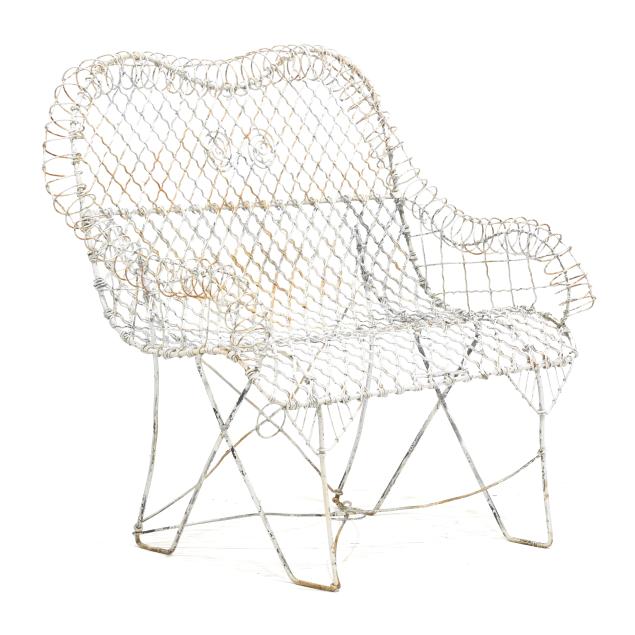antique-wirework-garden-settee