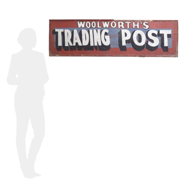 large-i-woolworth-s-trading-post-i-painted-advertisement