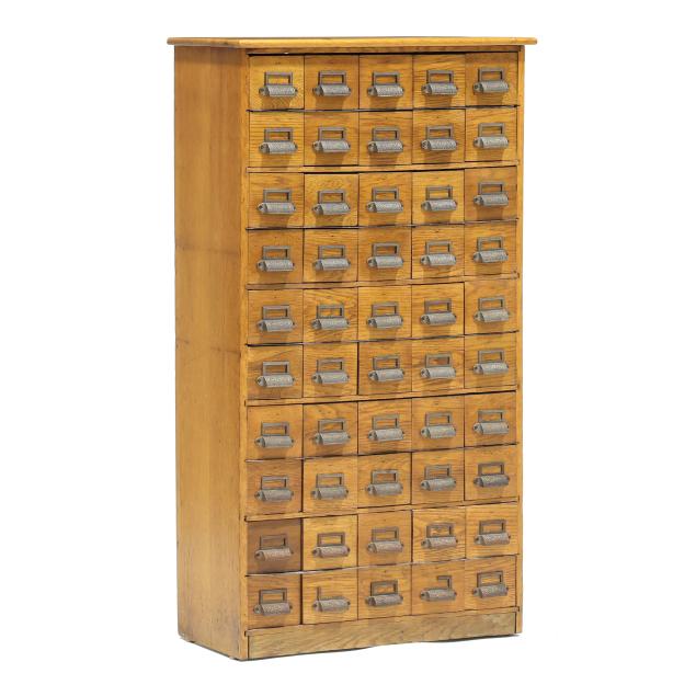 antique-oak-hardware-cabinet