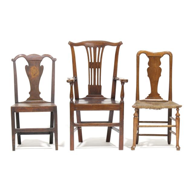 three-antique-english-chairs
