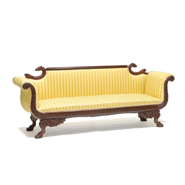 american-classical-carved-mahogany-sofa