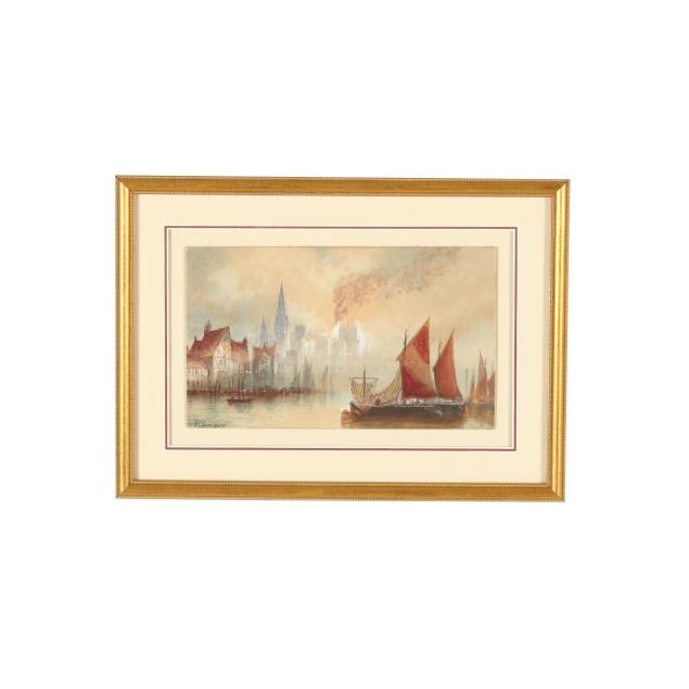 francis-e-jamieson-united-kingdom-1895-1950-harbor-scene