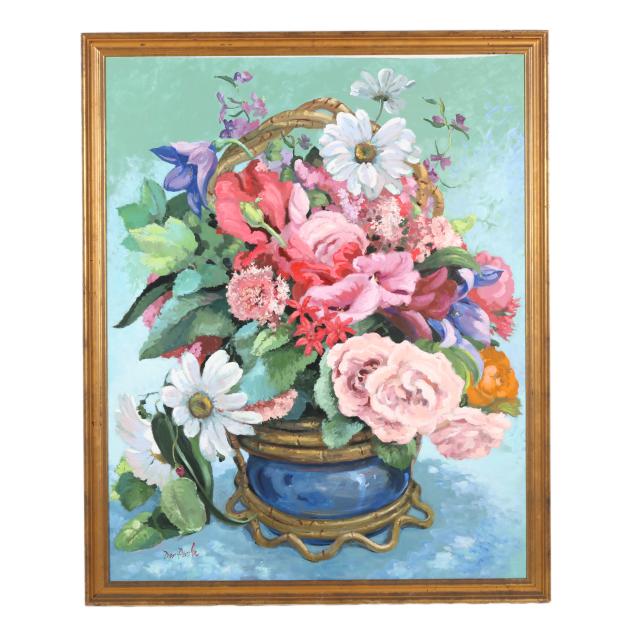 dan-poole-american-1942-2023-i-basket-of-flowers-i