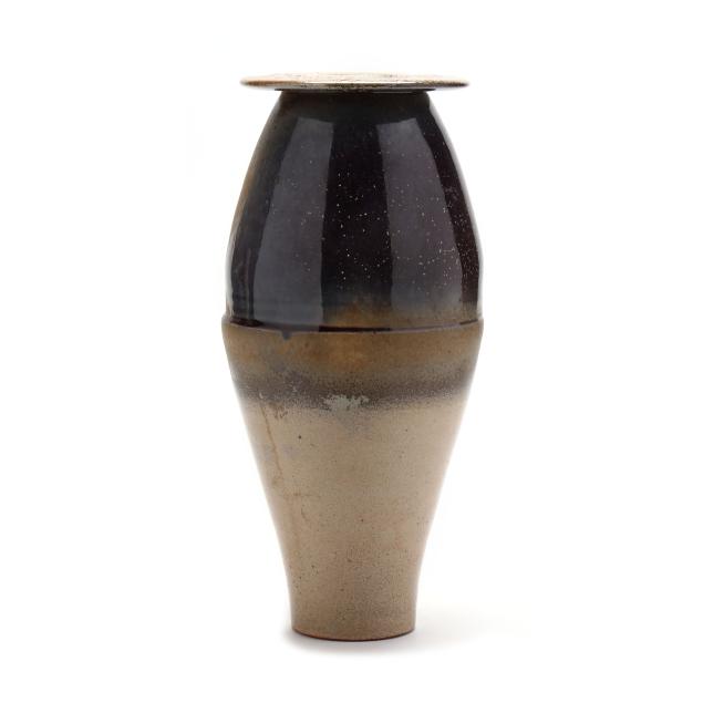 john-svara-durham-nc-stoneware-floor-vase