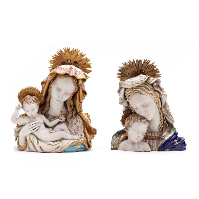 professor-eugenio-pattarino-italian-1885-1971-two-terracotta-busts-of-the-madonna-and-child