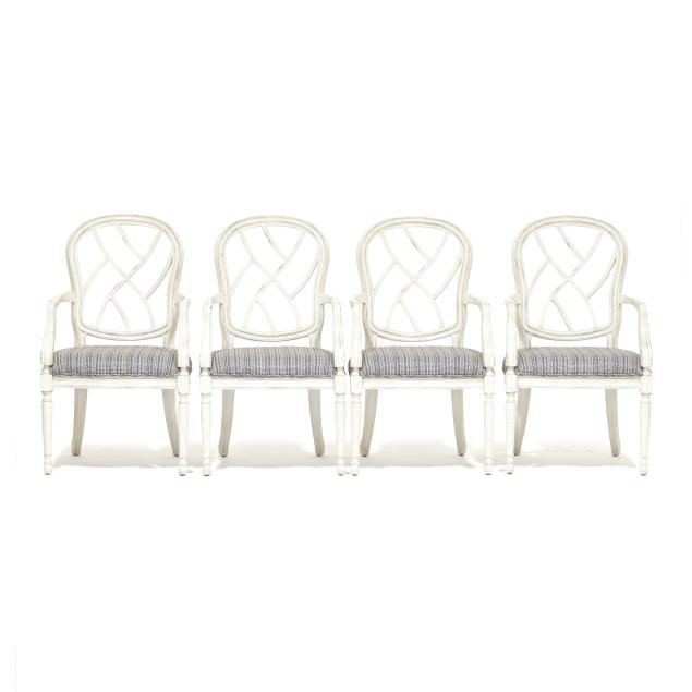 attributed-sarreid-set-of-four-eggshell-white-armchairs