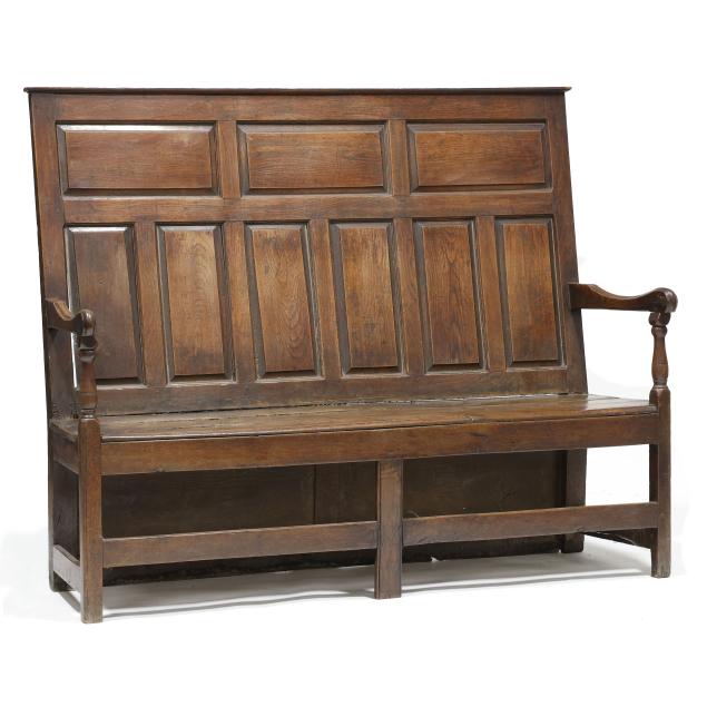 antique-english-oak-settle