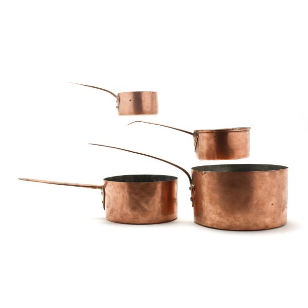 four-antique-copper-cookware-pots