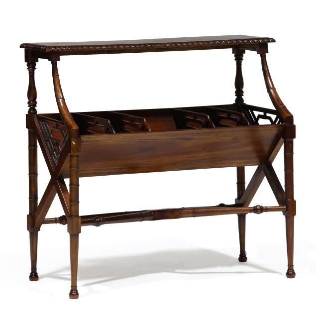 chinese-chippendale-style-mahogany-book-stand