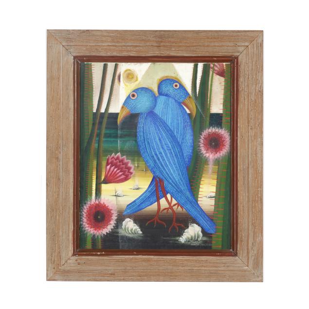edward-john-stevens-jr-american-1923-1988-i-mexican-parrots-i