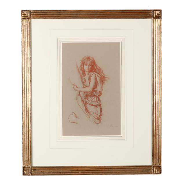 d-jeffrey-mims-nc-b-1954-study-of-a-woman-in-a-grecian-gown