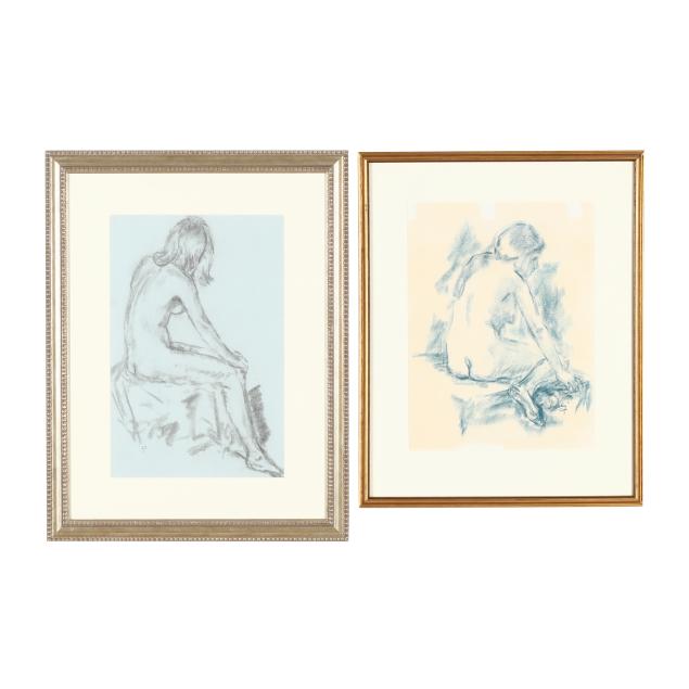 wes-crawley-american-1922-1985-seated-figure-studies-two-works