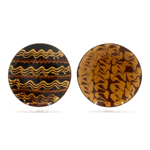 michelle-erickson-va-two-slip-decorated-redware-plates