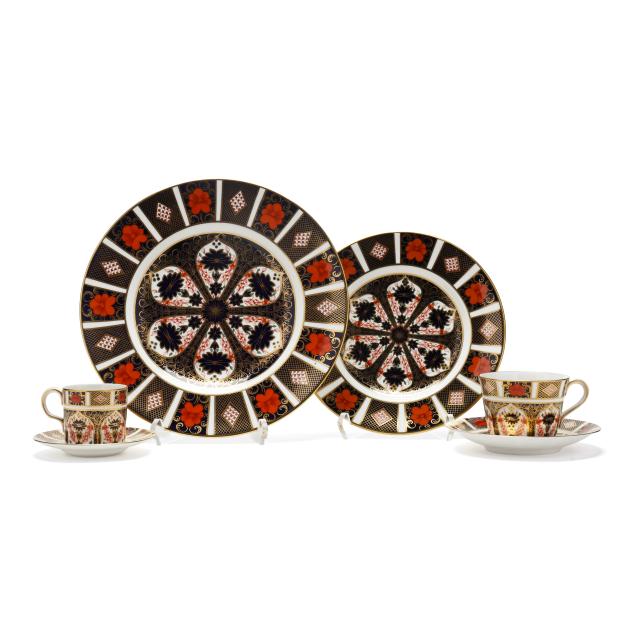 a-large-collection-of-royal-crown-derby-imari-tableware