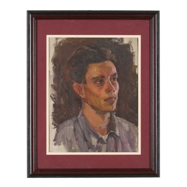 alexander-fesiuk-russian-1914-1999-self-portrait