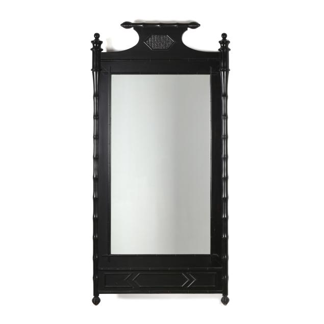 7-ft-black-chinoiserie-faux-bamboo-floor-mirror