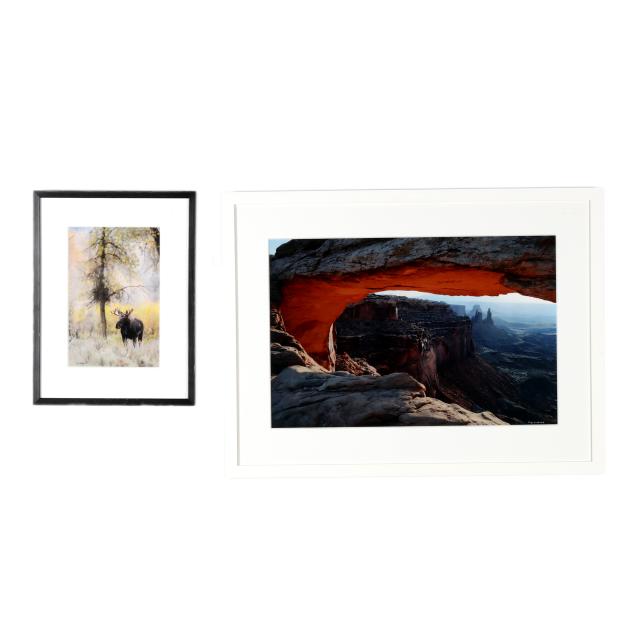 charlie-lansche-american-two-framed-photographs-of-utah