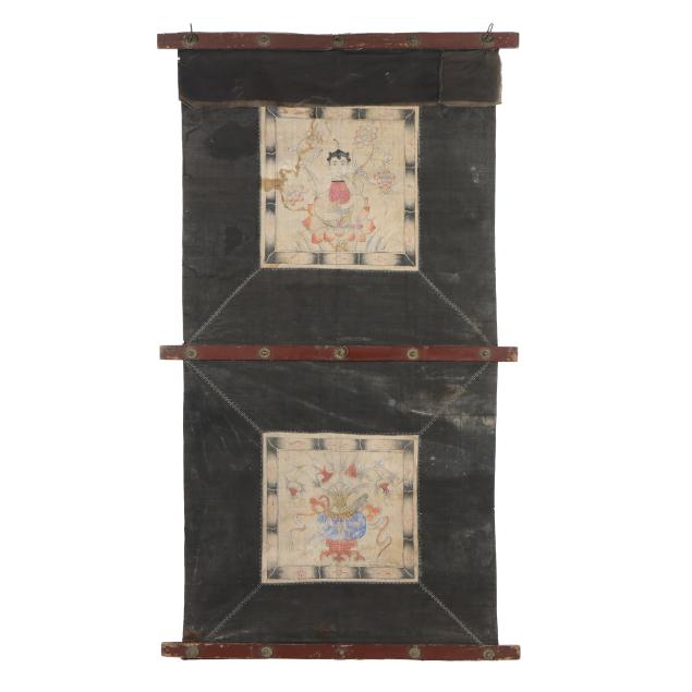 a-vintage-chinese-hand-painted-theater-or-door-curtain
