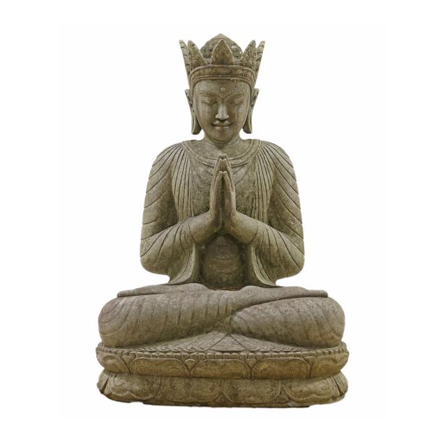 a-large-carved-indonesian-lavastone-buddha-statue