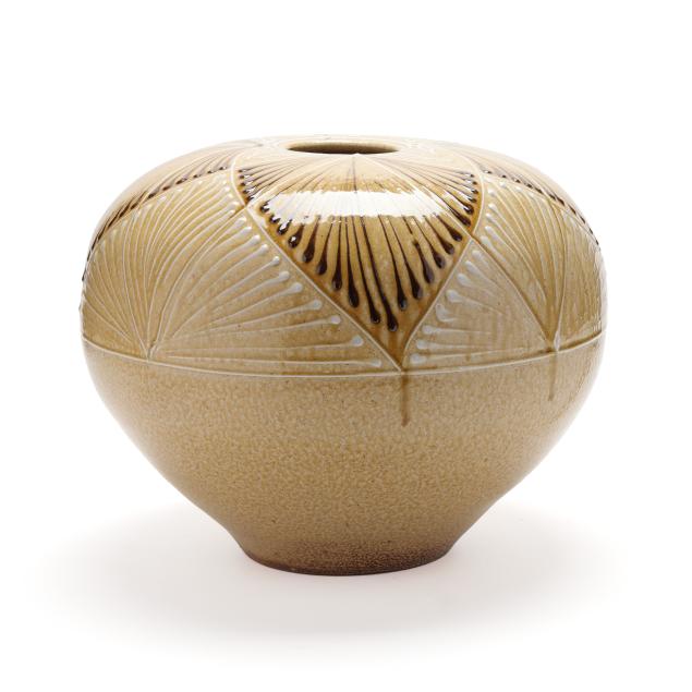 alex-matisse-nc-b-1984-large-east-fork-decorated-pottery-vase