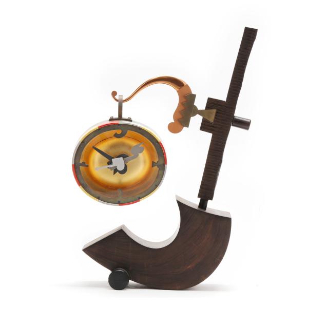 garry-knox-bennett-american-1934-2022-postmodern-sculptural-table-clock