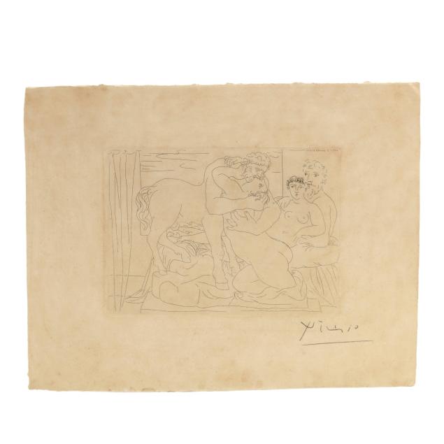 pablo-picasso-spanish-1881-1973-i-le-repos-du-sculpteur-devant-un-centaure-et-une-femme-i