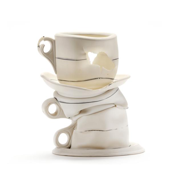 irv-tepper-american-b-1947-stacked-teacups-ceramic-sculpture