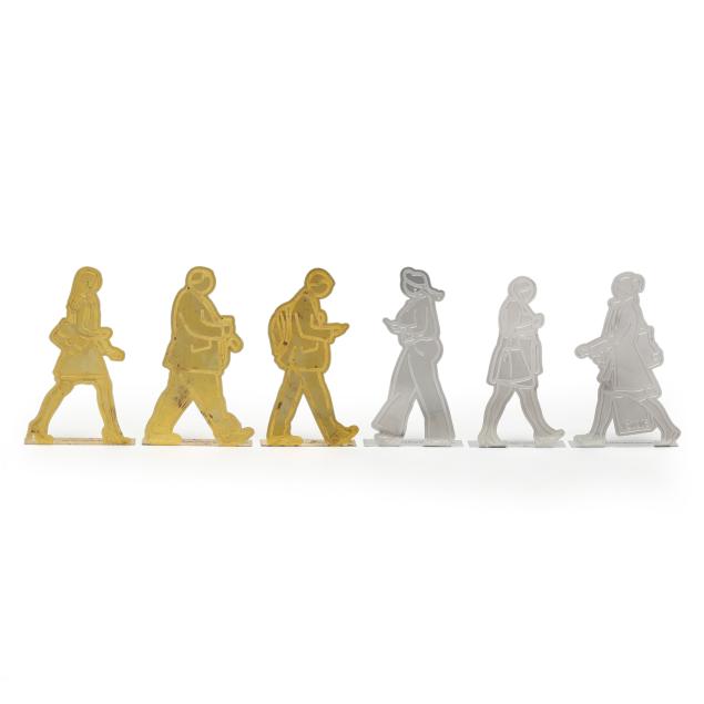julian-opie-british-b-1958-six-walking-figures
