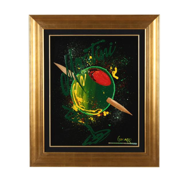 michael-godard-american-b-1958-i-olive-with-toothpick-i