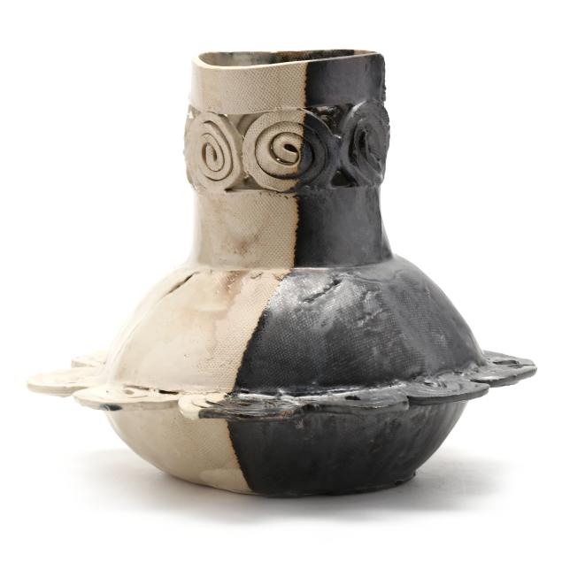 alain-huin-french-american-b-1947-postmodernist-ceramic-vase