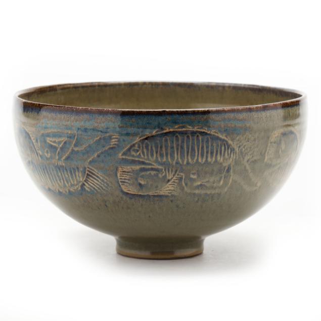 edwin-and-mary-scheier-mid-century-pottery-bowl-with-abstract-figures