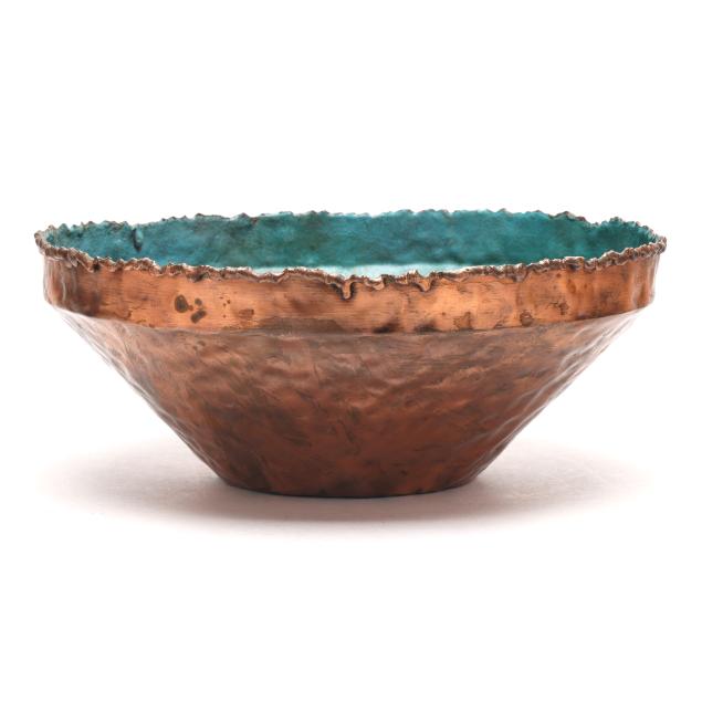 marcello-fantoni-italy-b-1915-brutalist-enameled-copper-bowl