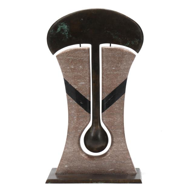 attributed-wayne-trapp-american-1935-2016-abstract-kinetic-bronze-and-marble-sculpture